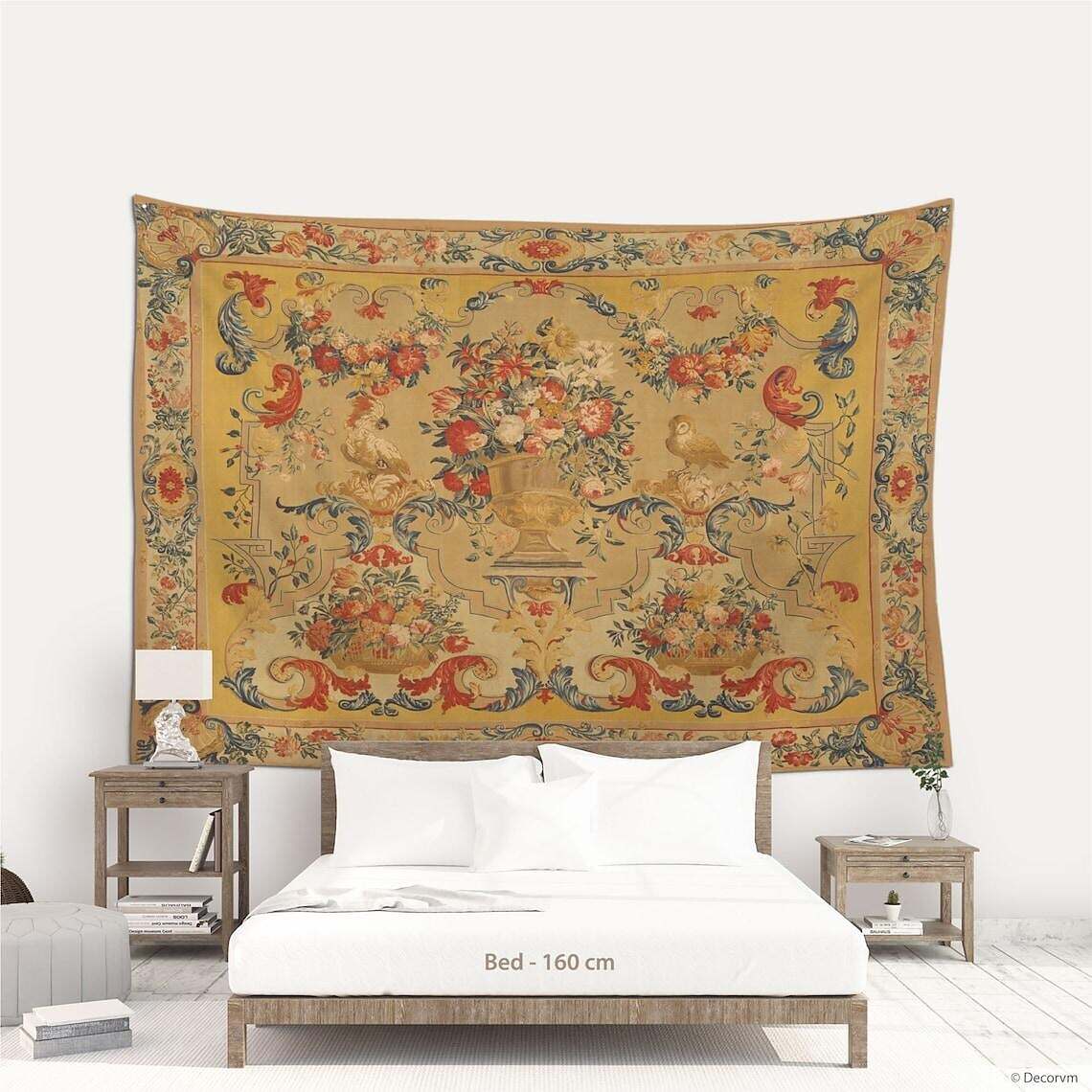 Medieval Painting Wall Tapestry Victoria Art Decor