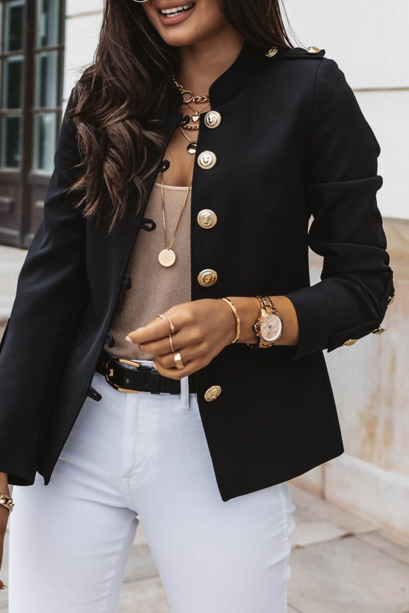 White Casual Solid Cardigan Outerwear