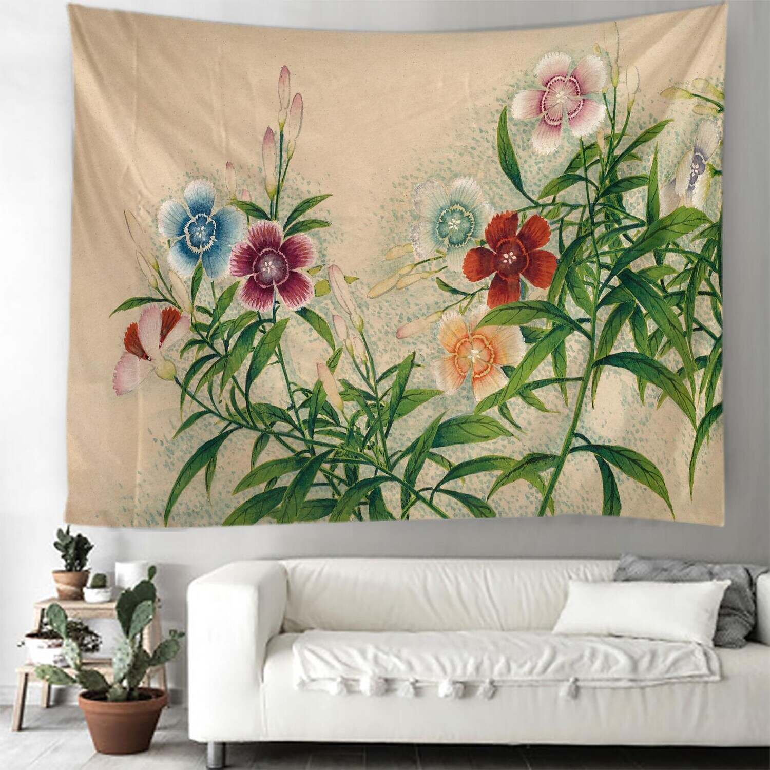 Floral Large Wall Tapestry Art Decor Photograph Backdrop