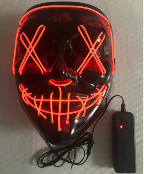 HALLOWEEN LED LIGHT UP MASK