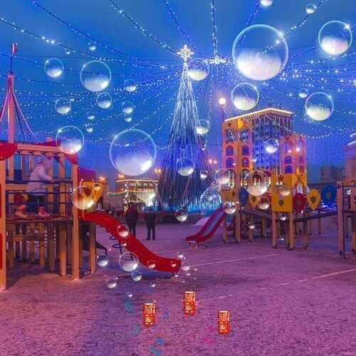 BIG SALE - 49% OFF -Fireworks Bubble Machine