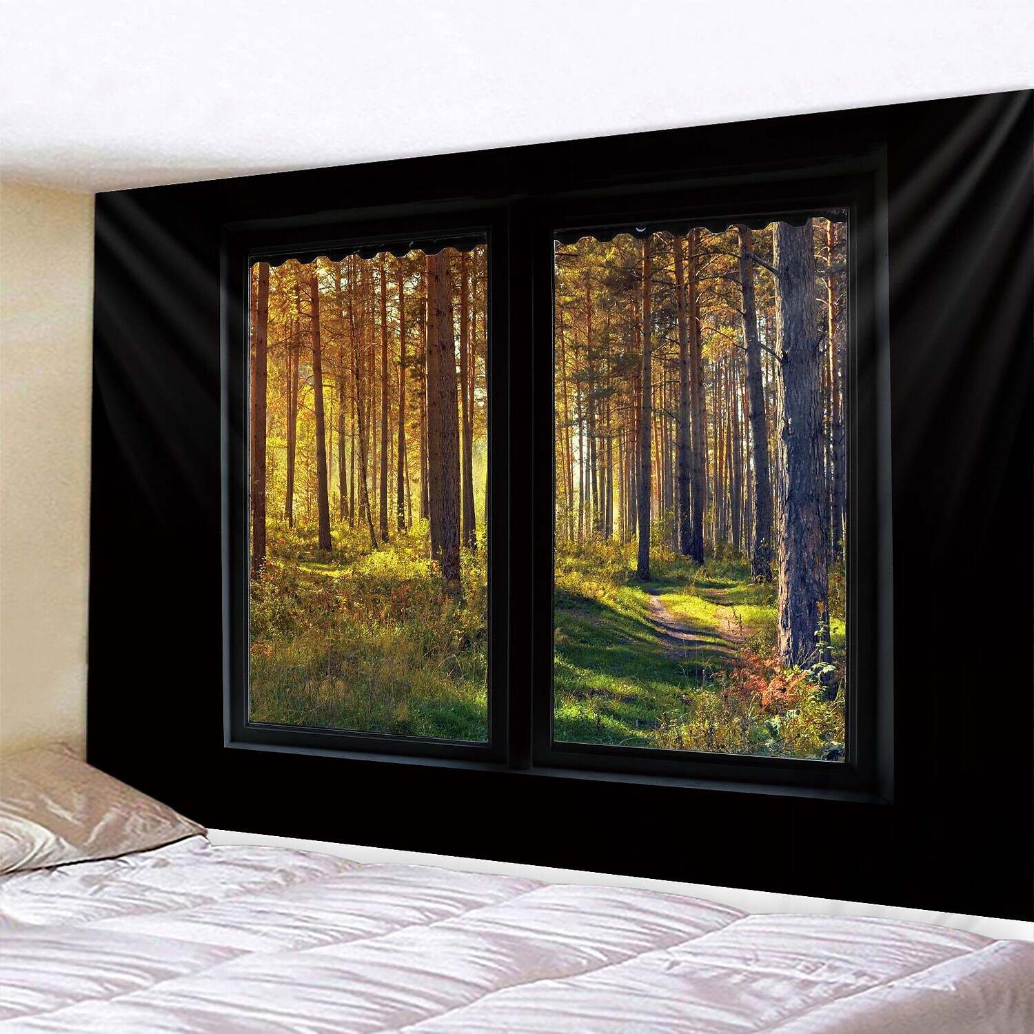 Nature Large Wall Tapestry Window Art Decor Photograph Backdrop