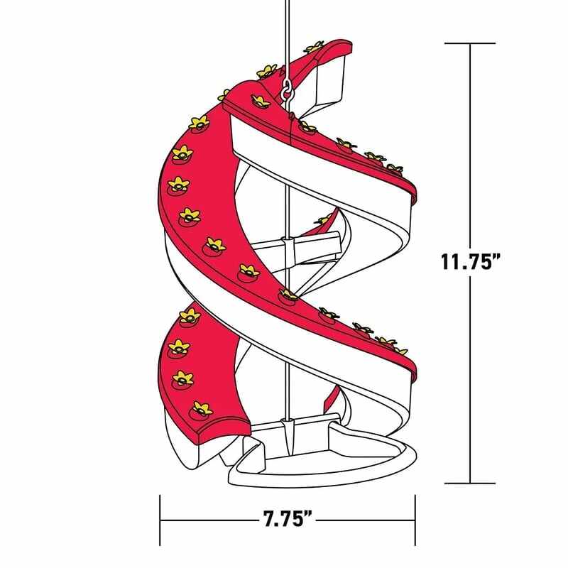 Last Day Promotion 50% - DNA Helix 32-Port Hummingbird Feeder