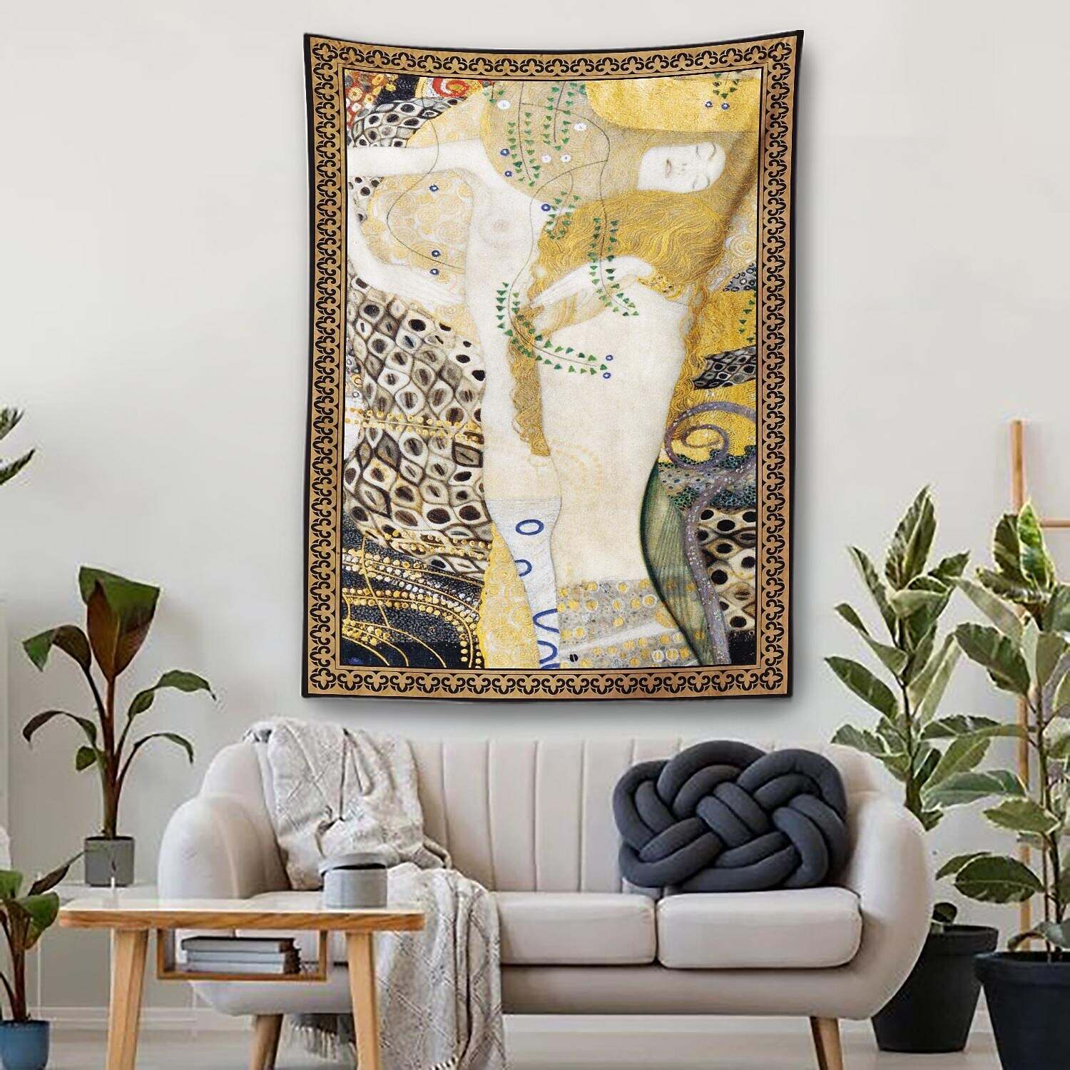 Gustav Klimt Famous Painting Wall Tapestry Art Decor