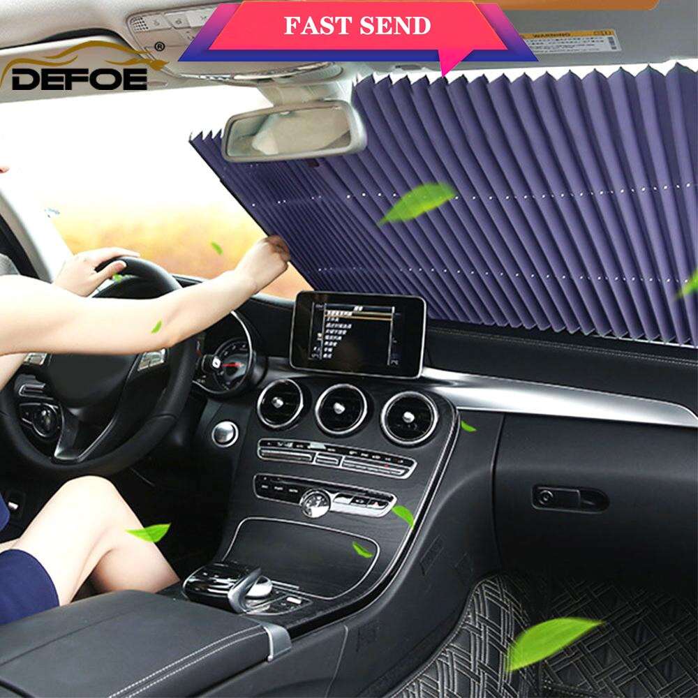 Car windshield, retractable sun visor, easy to install and use