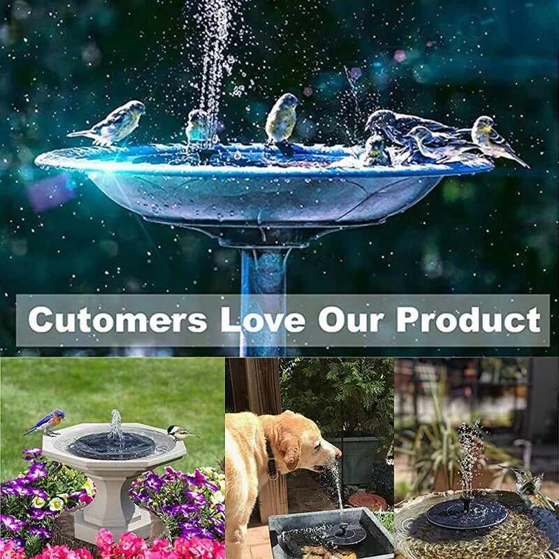 Last Day-75% OFF-Solar-Powered Bird Fountain Kit?