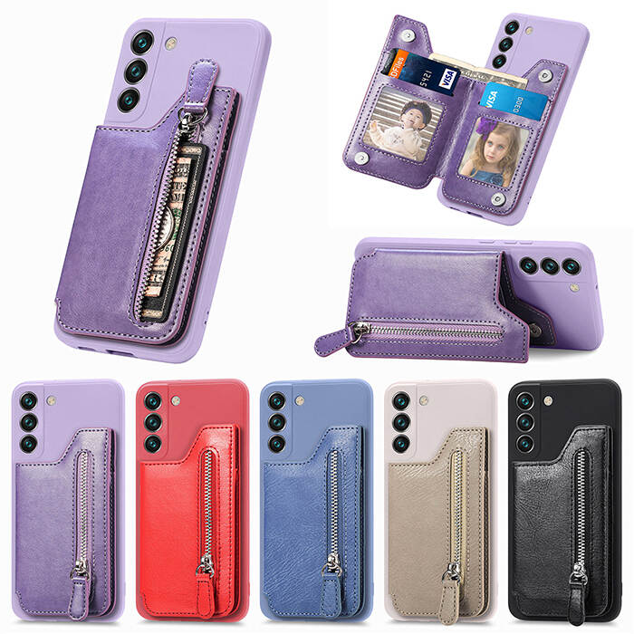 Hot Sale - 49% OFF Muiti-function Silicone Shell w/ Zipper Wallet-Suitable For iPhone/Samsung
