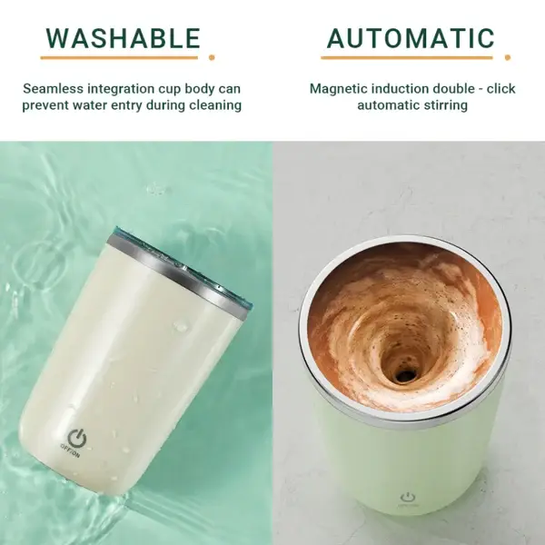 🔥Last day 49% off-Electric Stirring Magnetic Coffee Cup