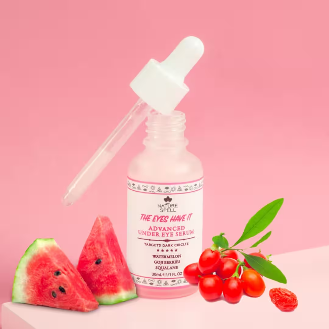 Nature Spell Advanced Under Eye Serum with Watermelon and Goji Berries (30 ml)