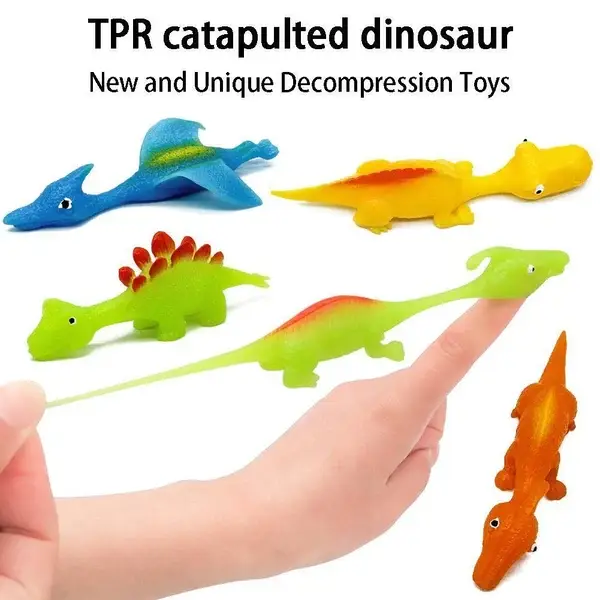 (🌲EARLY CHRISTMAS SALE - 47% OFF) 🎁Slingshot Dinosaur Finger Toys, BUY 5 GET 3 FREE🔥