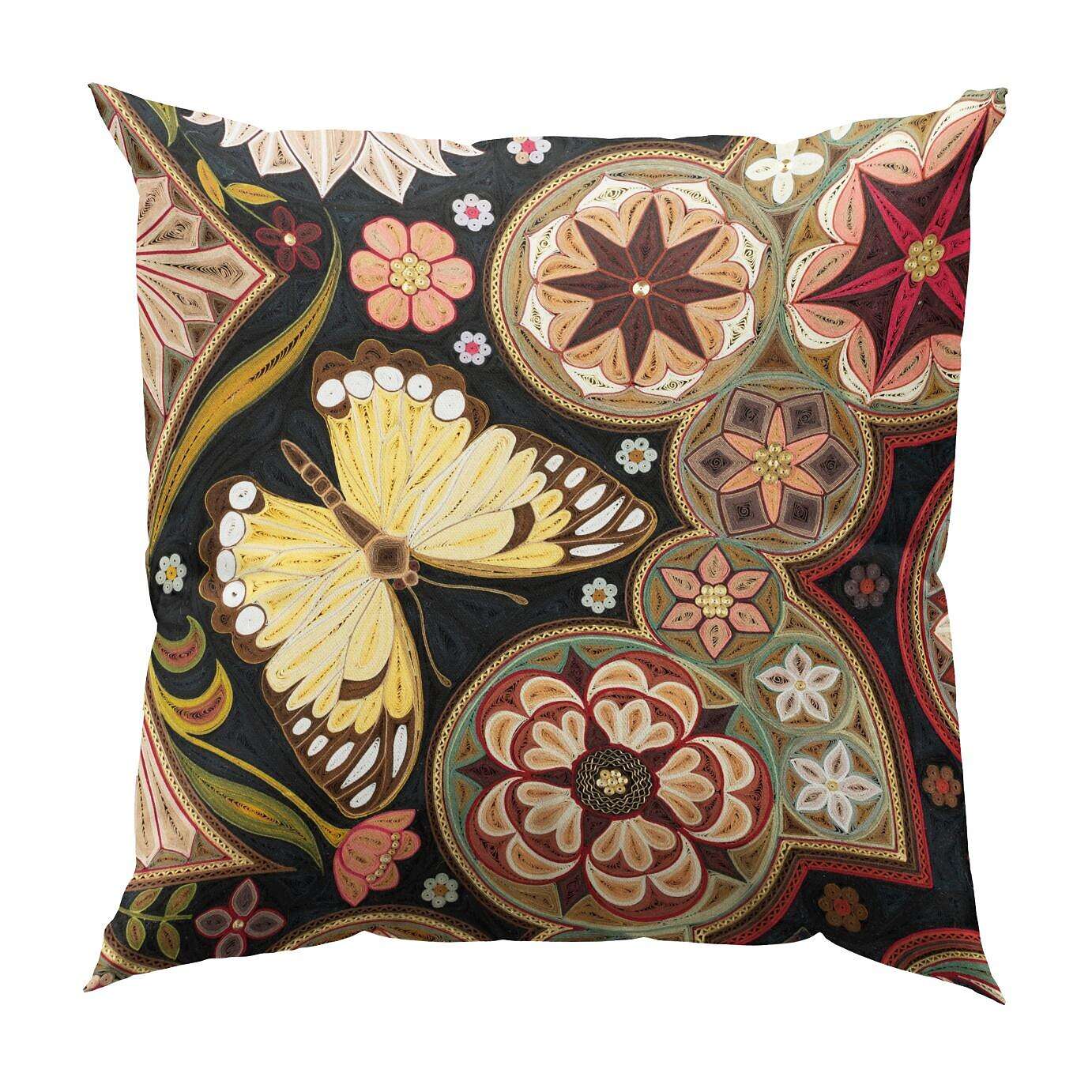 William Morris Owl Floral Plant Double Side Pillow Cover 4PC