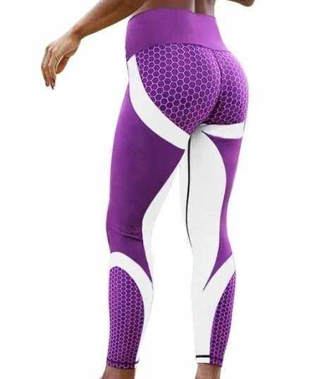 【Buy 2 Free Shipping】Colorblock Butt Lifting High Waist Sports Leggings