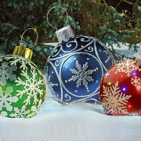 Outdoor Christmas PVC inflatable Decorated Ball