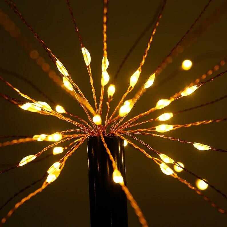 Outdoor Solar Fairy Light Firework LED stake garden-Buy 3 Free Shipping !!!