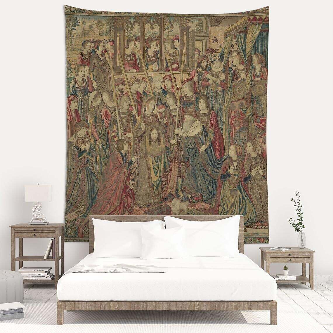 Medieval Painting Wall Tapestry Art Decor