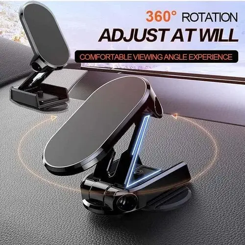 (🔥Summer Hot Sale - 48%) 360° Rotating Folding Magnetic Car Phone Holder - 👍Buy 2 Save $10