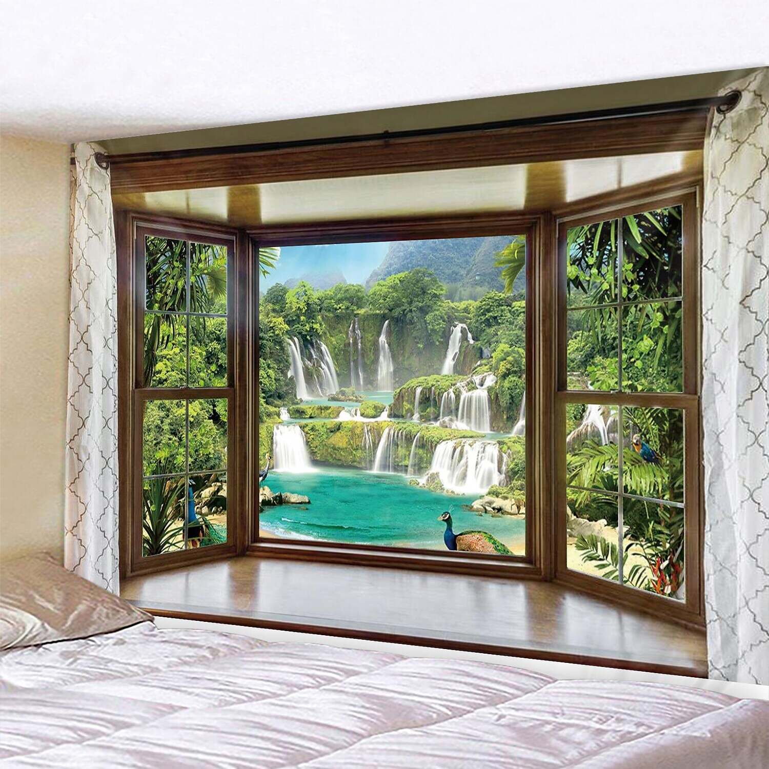 Landscape Large Wall Tapestry Window Art Decor