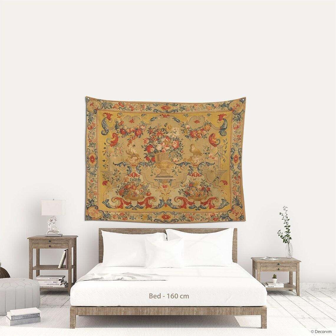 Medieval Painting Wall Tapestry Victoria Art Decor