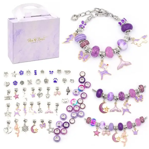 🎁2023-Christmas Hot Sale🎁🎉The Best Gift For Children-🎀DIY Gorgeous Bracelet Set