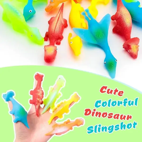 (🌲EARLY CHRISTMAS SALE - 47% OFF) 🎁Slingshot Dinosaur Finger Toys, BUY 5 GET 3 FREE🔥