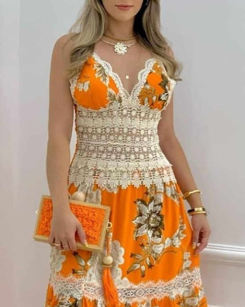 Vacation Dresses Women Floral Print