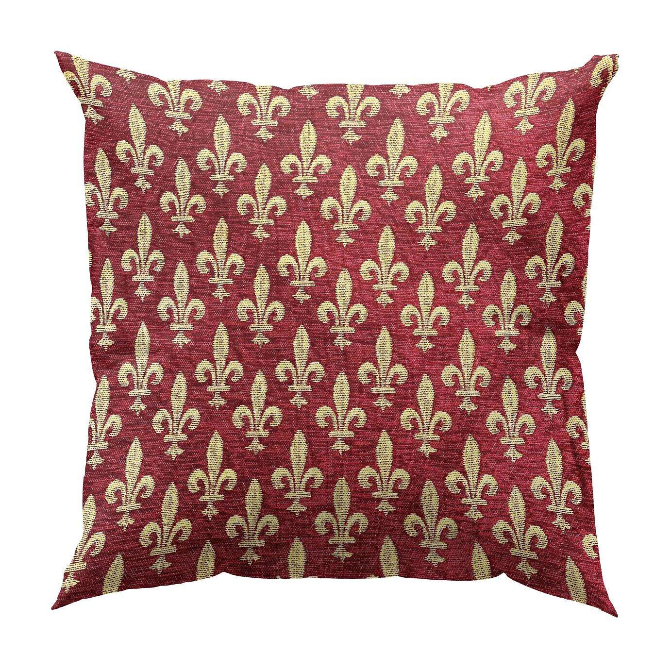 Fleur de Lis Double Side Pillow Cover 4PC