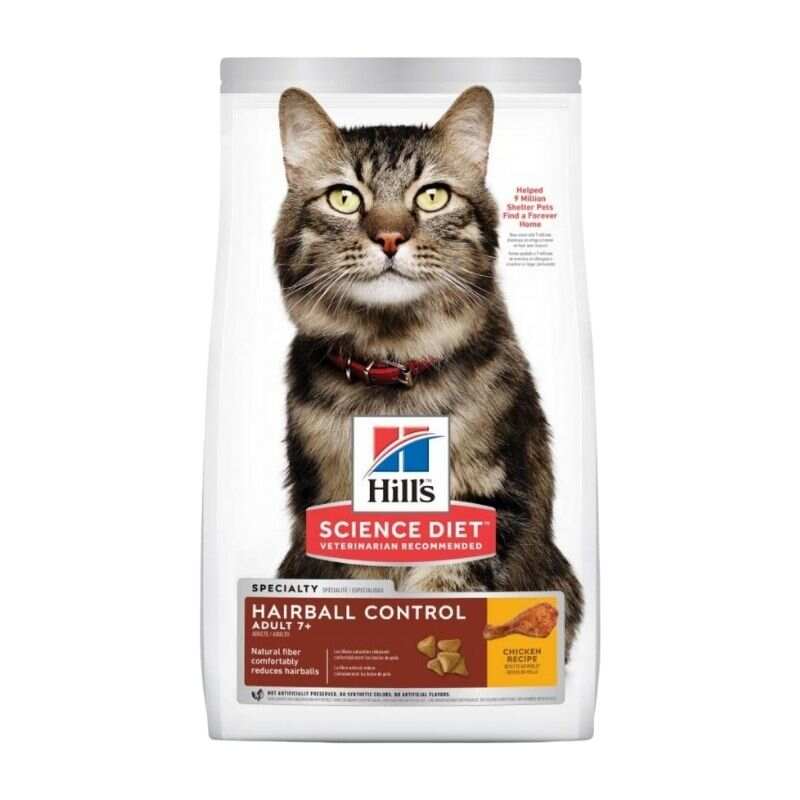 Hill's Science Diet (Specialty) - Feline Adult 7+ Hairball Control