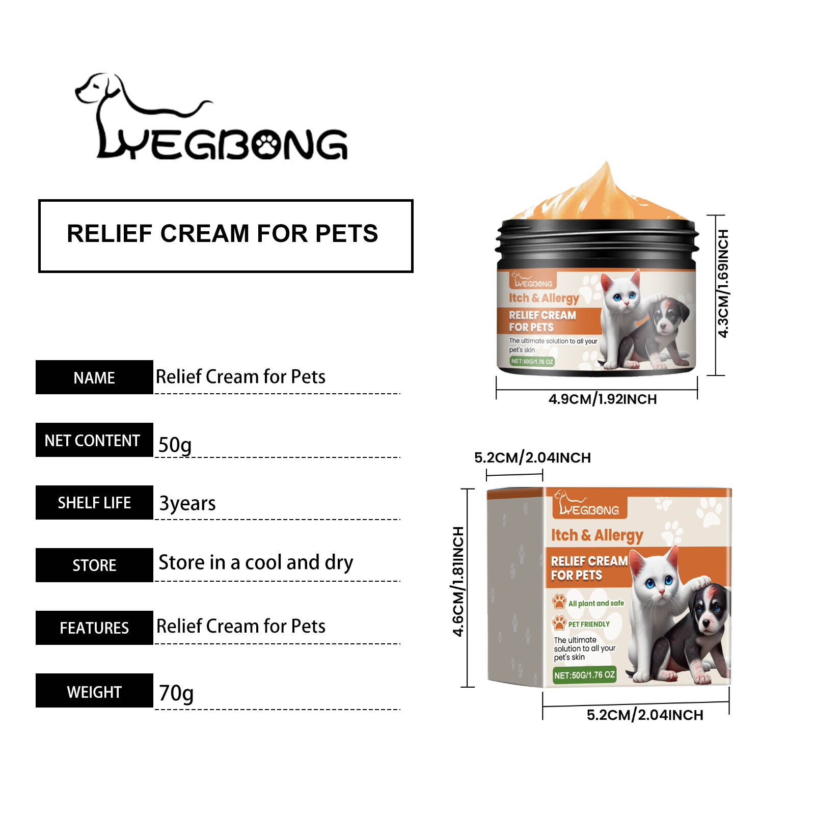 Relief Cream for Pets