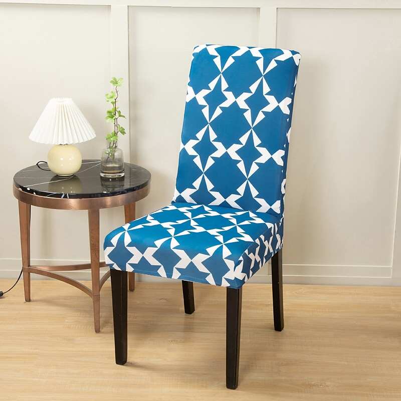 2 Pcs Stretch Kitchen Chair Cover Slipcover