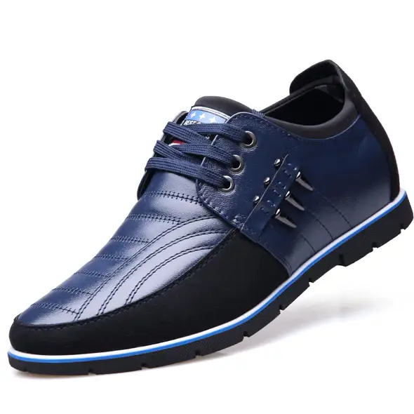 Men's Height Increasing Leather Casual Shoes