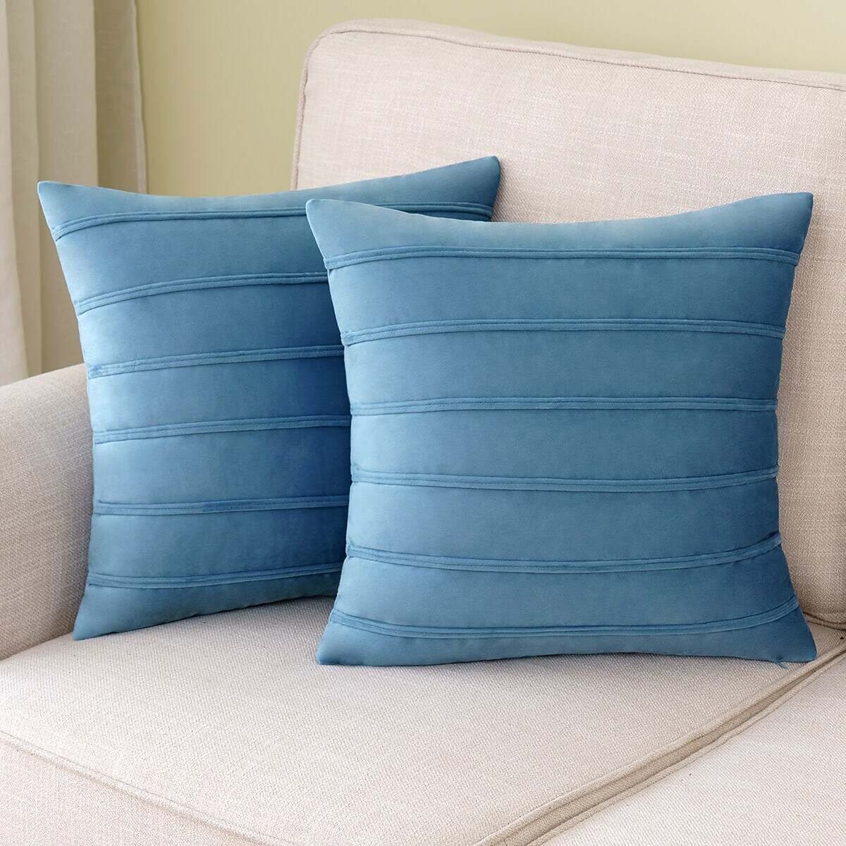 Solid Color Velvet Pillowcase Cushion Cover