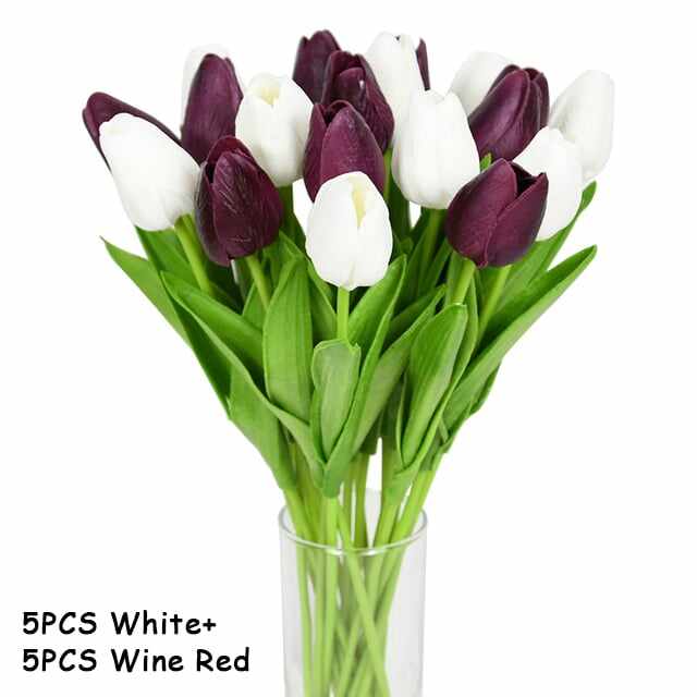 LAST Day Sale-70off-High Quality Artificial Latex Tulips