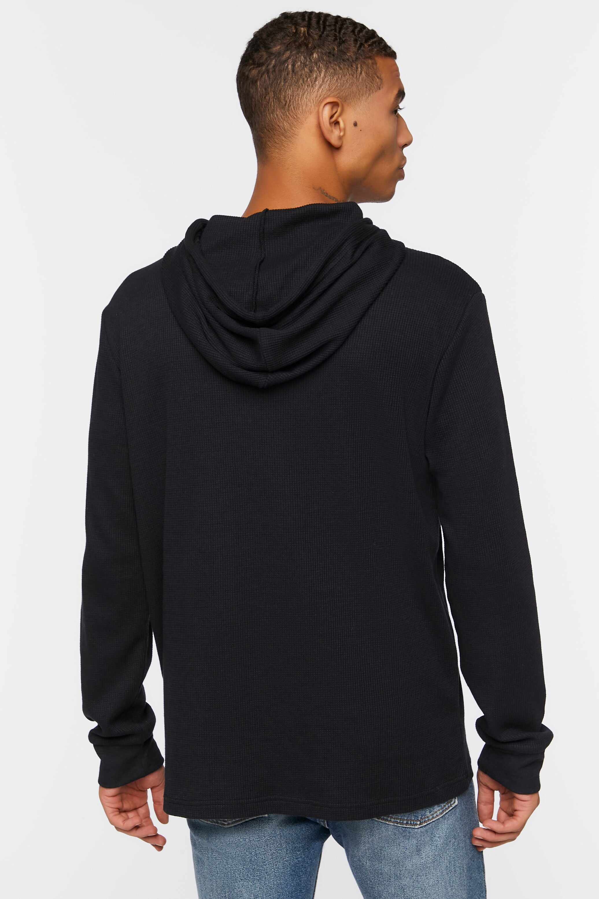 Men Apparel | Basic Drawstring Hoodie Cream Forever21 - BB07219