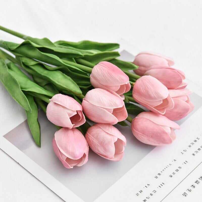 LAST Day Sale-70off-High Quality Artificial Latex Tulips