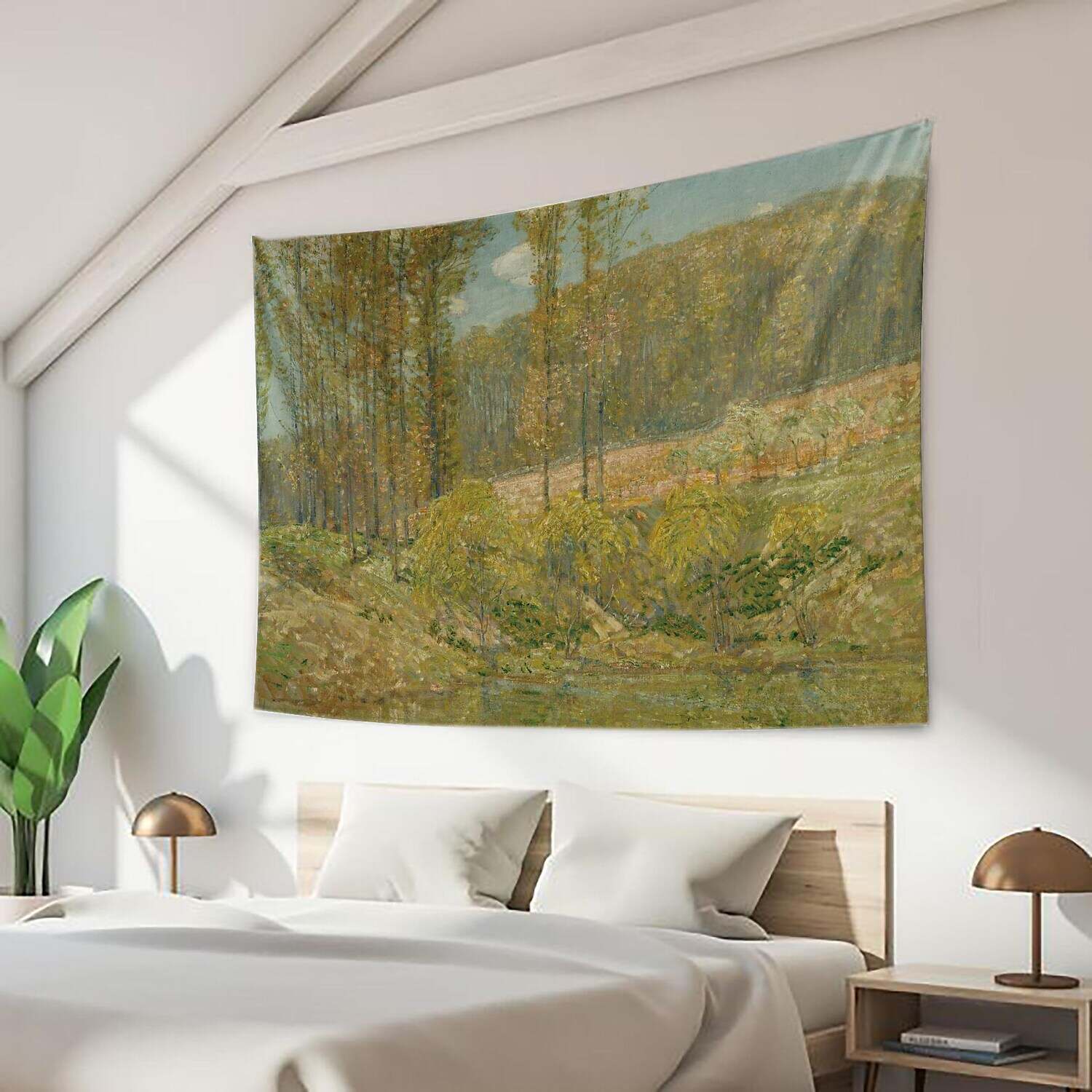 Oil Painting Floral Wall Tapestry Art Decor