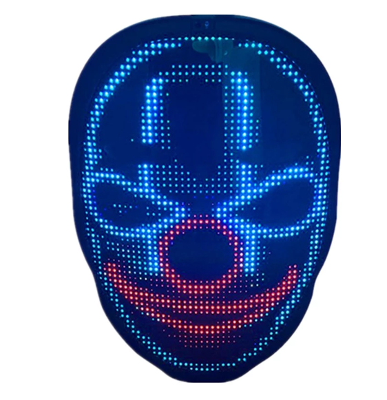 New Led Bluetooth RGB Lights Up Party Mask DIY Picture