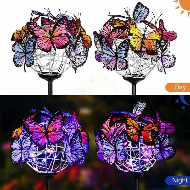 BIG SALE - 50% OFFSolar Stake Lights Butterflies Decor Lights ( BUY 1 GET 1 FREE )