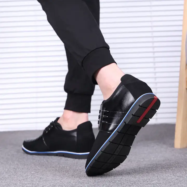 Men's Height Increasing Leather Casual Shoes