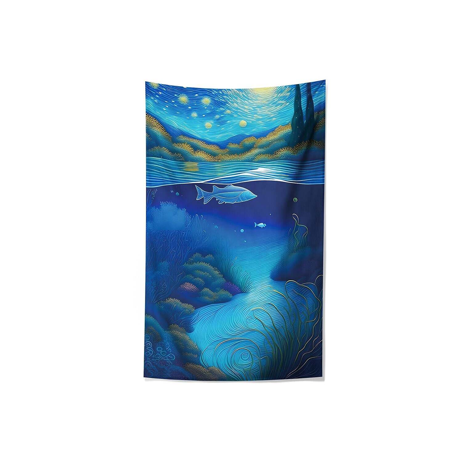 Ocean Fish Wall Tapestry Art Decor