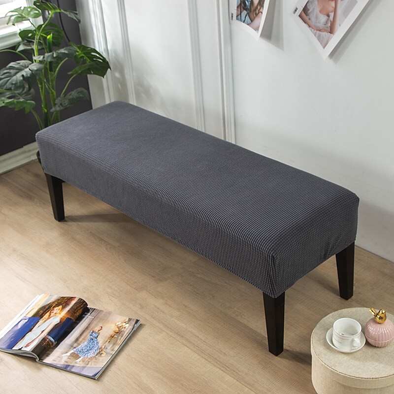 Dining Bench Cover Removable Bench Slipcover Spandex