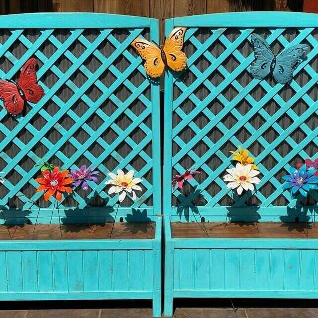 Spring Sales -47%OFFMetal Flowers Garden Stakes