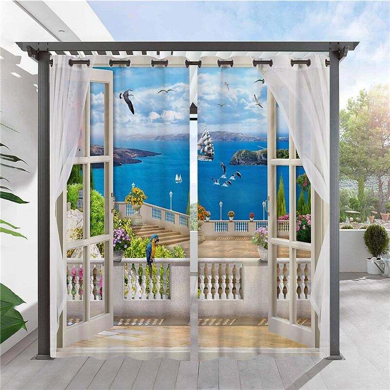 Waterproof Outdoor Curtain Privacy