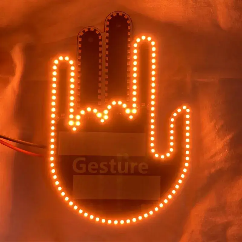 Middle Finger Gesture Light with Remote