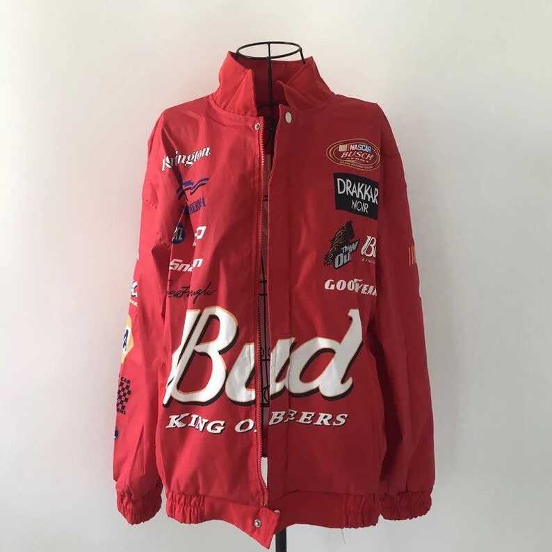 NASCAR Racer Racing Budweiser Jacket