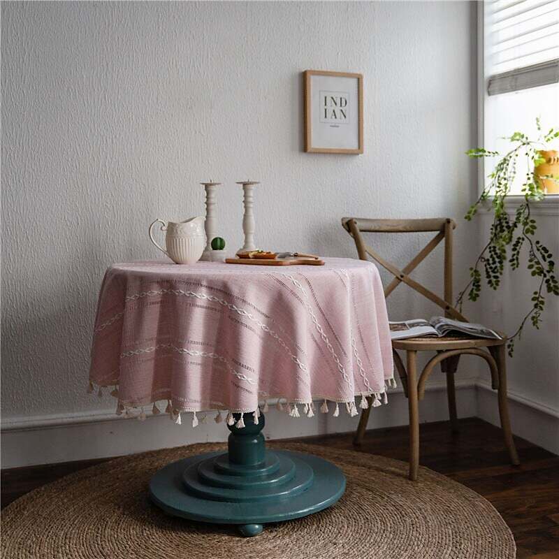 Pastoral Tablecloth Cotton Linen Fabric Table Cloth