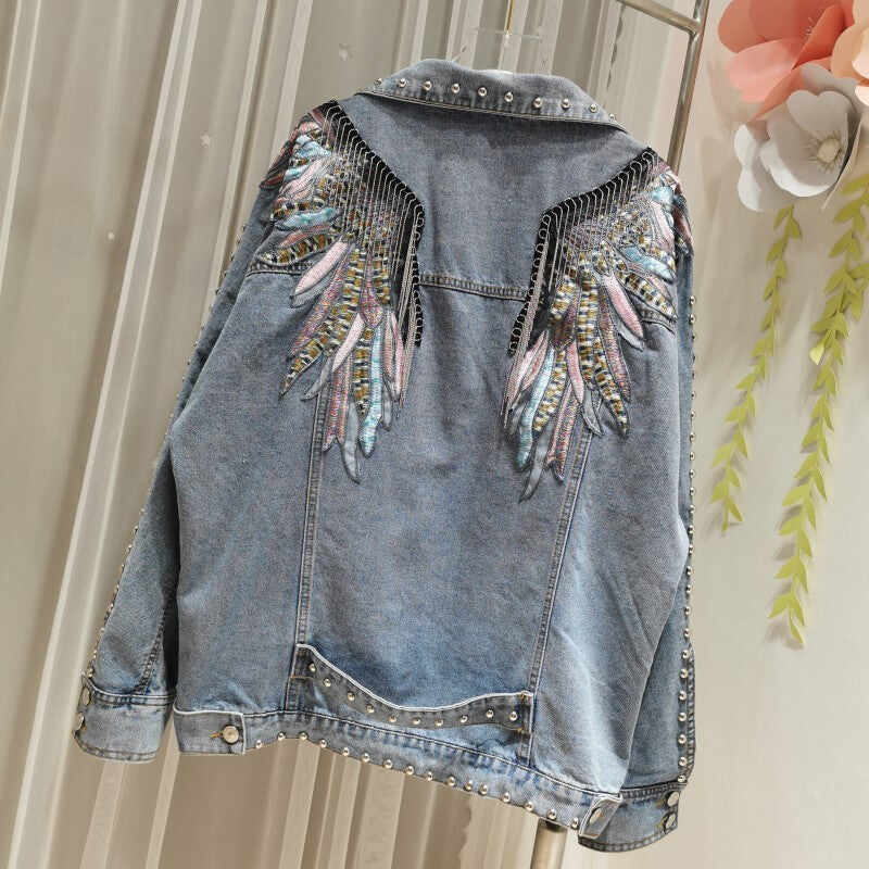 Denim Jacket Personality Versatile Casual