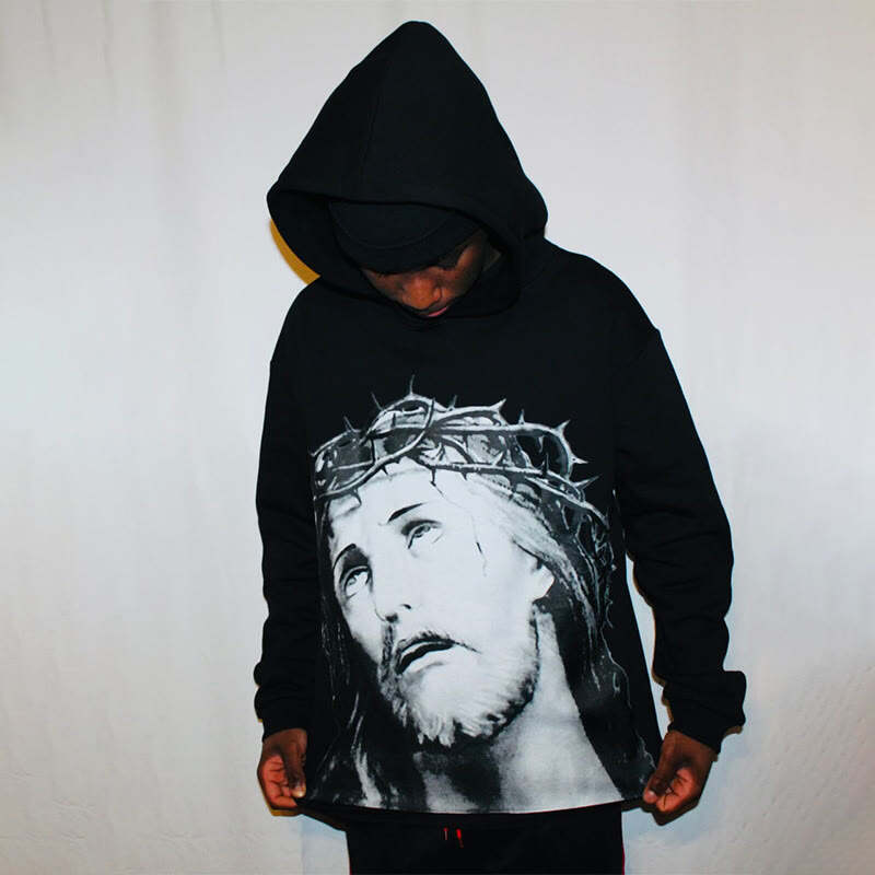 He That Heareth My Word, And Believeth On Him That Sent Me, Hath Everlasting Life Print Hoodie