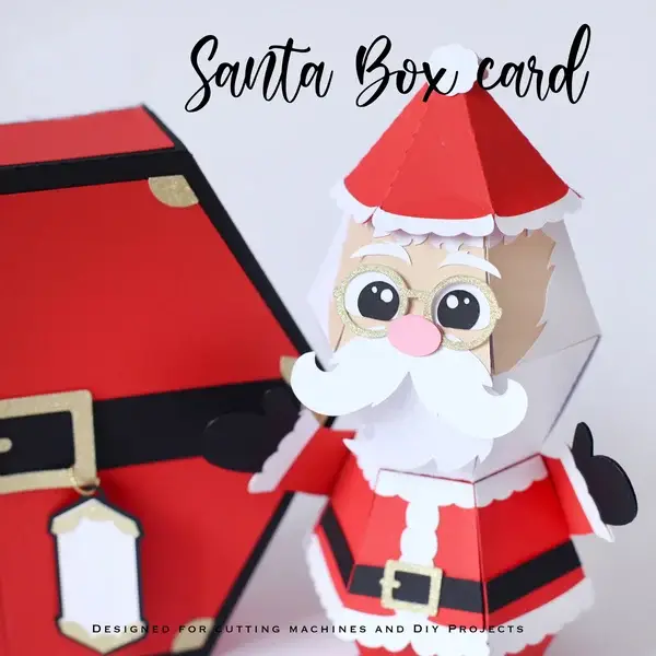 🎅Hot Sale--🥳3D Santa Claus Prank Pop-up Box card🎁