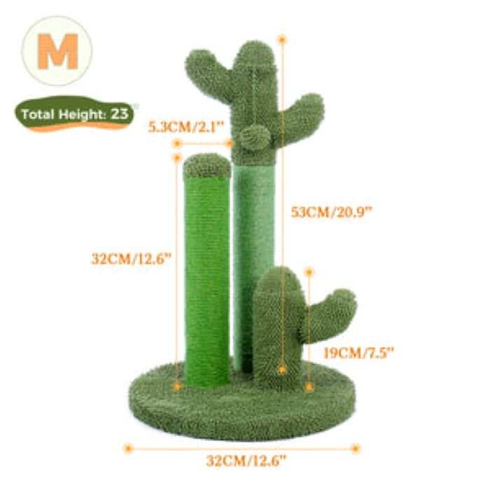 Pawz Road Oasis Series Lovely Cactus Cat Scratcher