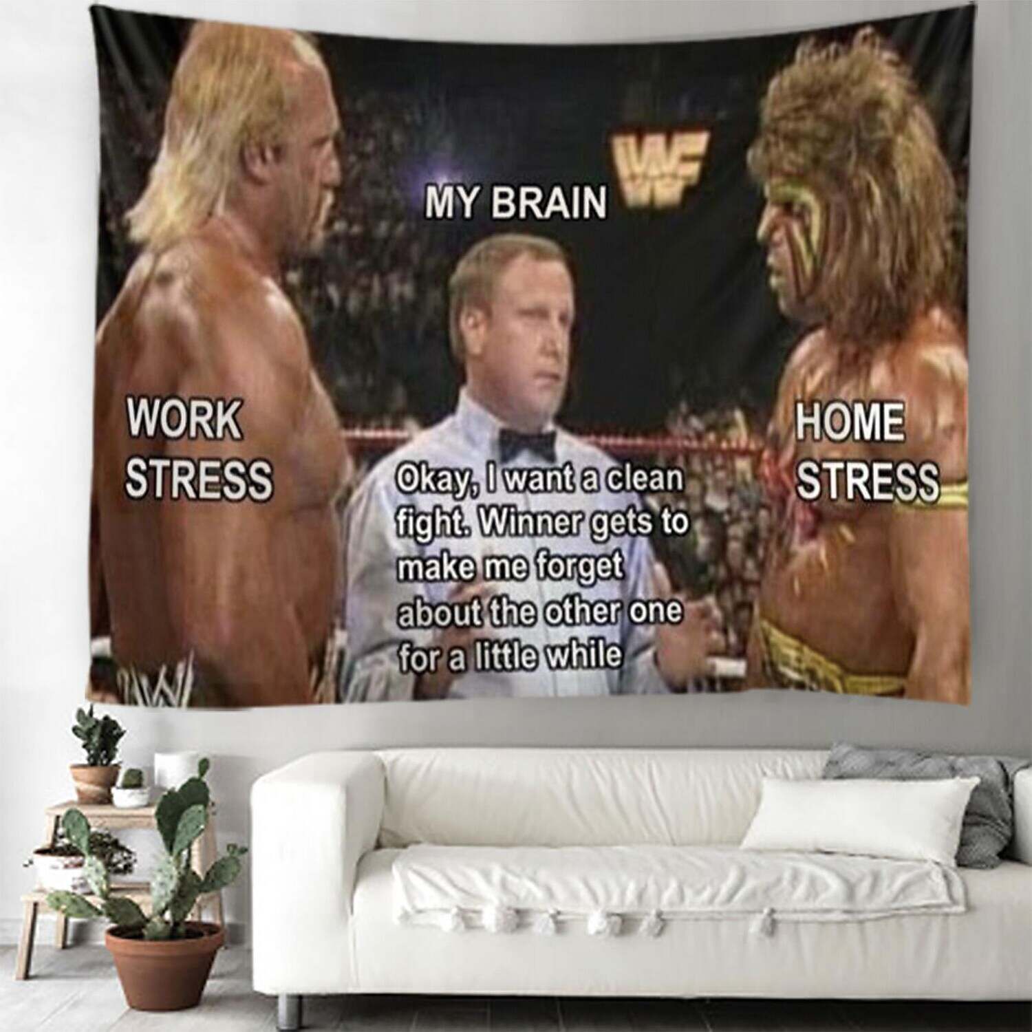 Funny Large Wall Tapestry Tweet Art Decoration